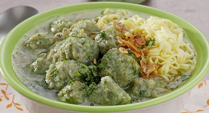 kuah bakso udang caisim
