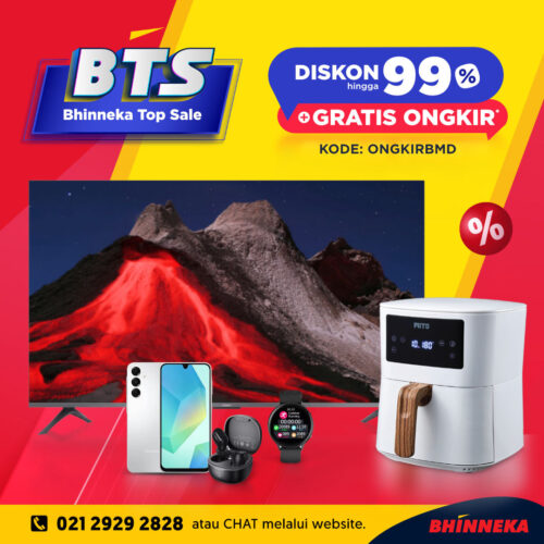 Bhinneka Top Sale Diskon hingga 99% + Gratis Ongkir*