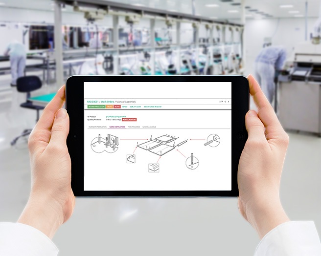 Tampilan Control Panel ERP Manufacturing Tampilan Control Panel ERP Manufacturing