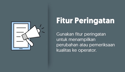 Software ERP memiliki fitur peringatan Software ERP memiliki fitur peringatan
