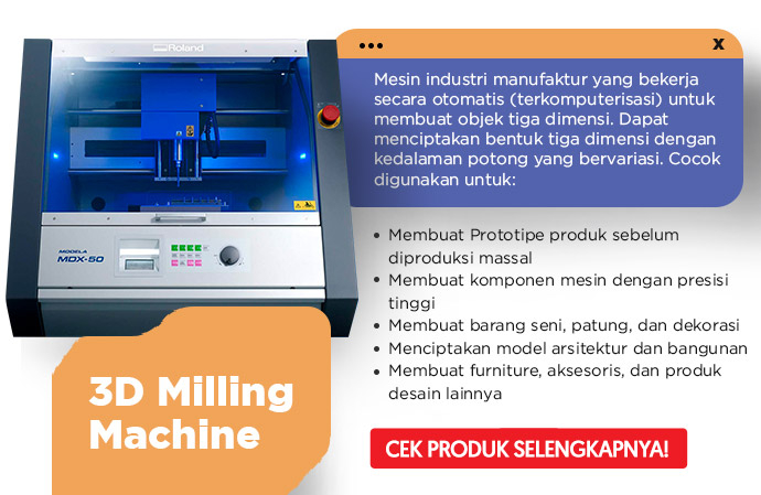 Mesin 3D Milling Roland