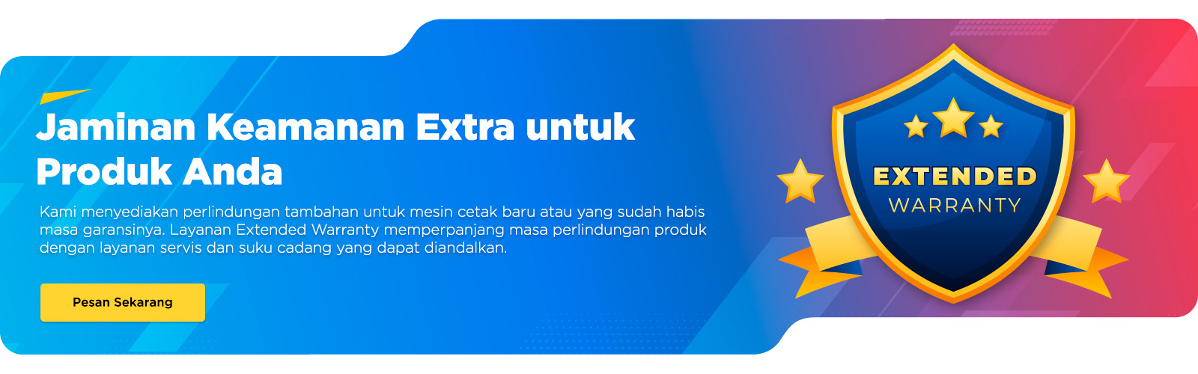 Layanan Extended Warranty untuk Produk Mesin Cetak Digital