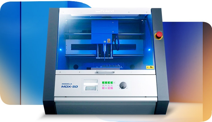 Roland MDX 50 Benchtop CNC Milling 3D