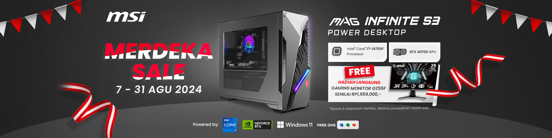 MSI Merdeka Sale​