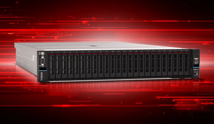 LENOVO ThinkSystem SR650 V3 (Dual Xeon Platinum 8592+, 128GB, 2x3.84TB SSD)