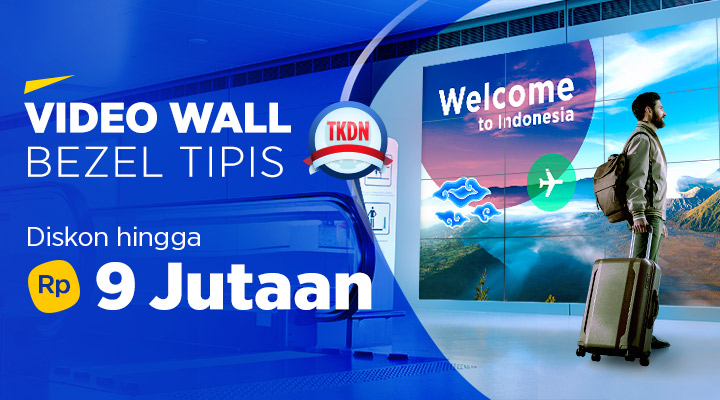 Video Wall Bezel Tipis 