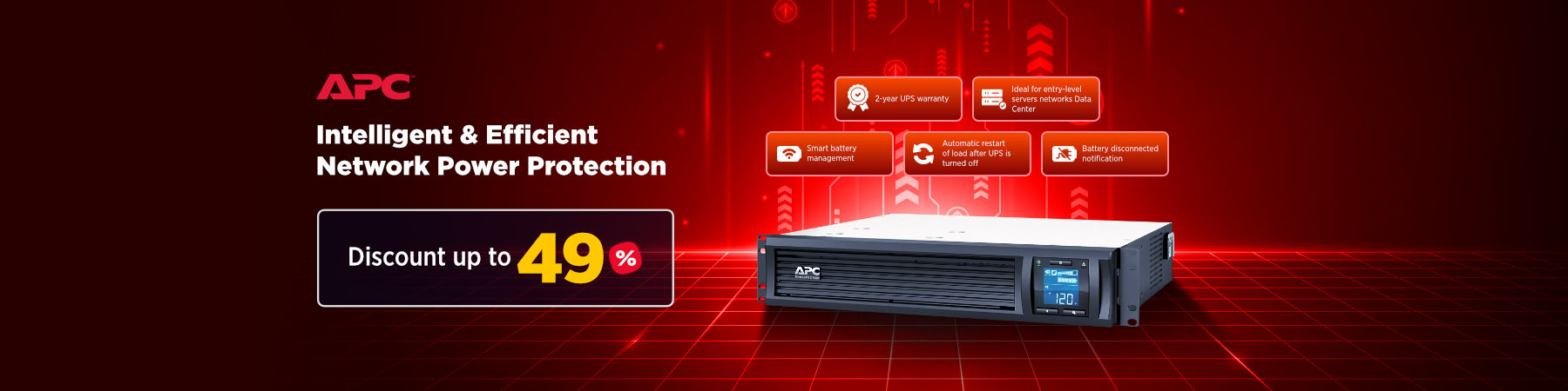 APC Intelligent & Efficient Network Power Protection