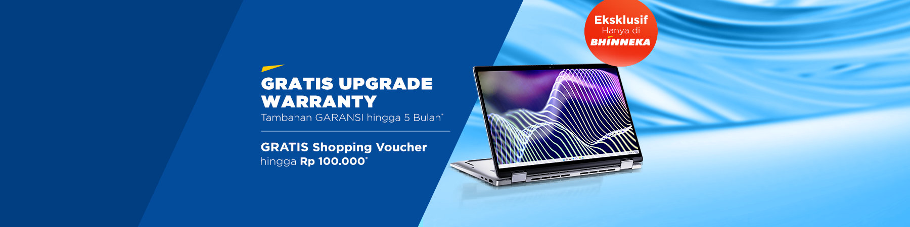 Beli Laptop Gratis Upgrade Warranty