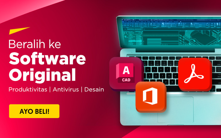Beralih ke Software Original
