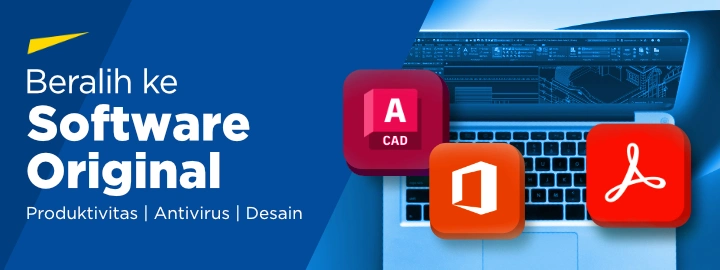 Beralih ke Software Original