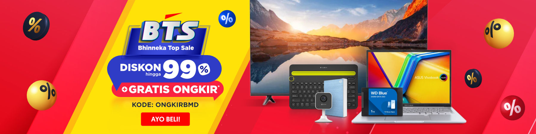 Bhinneka Top Sale Gratis Ongkir