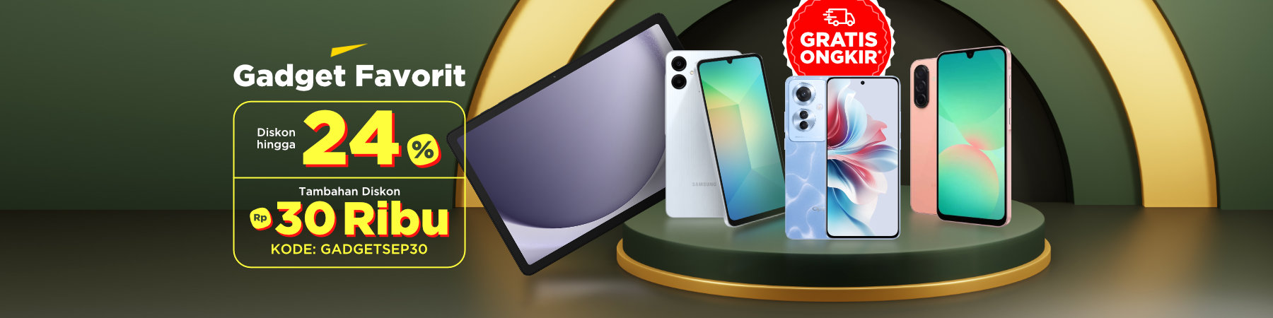 Gadget Favorit + Tambahan Diskon