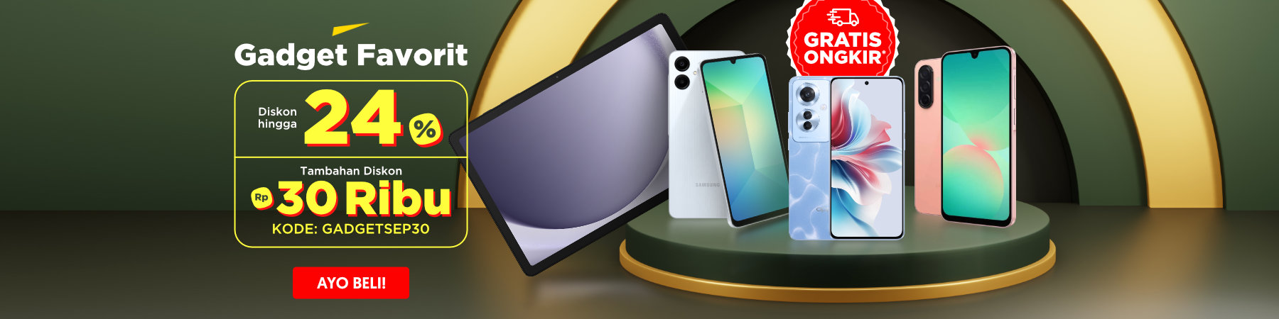 Gadget Favorit + Tambahan Diskon