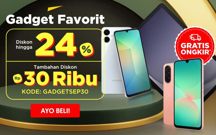 Gadget Favorit + Tambahan Diskon