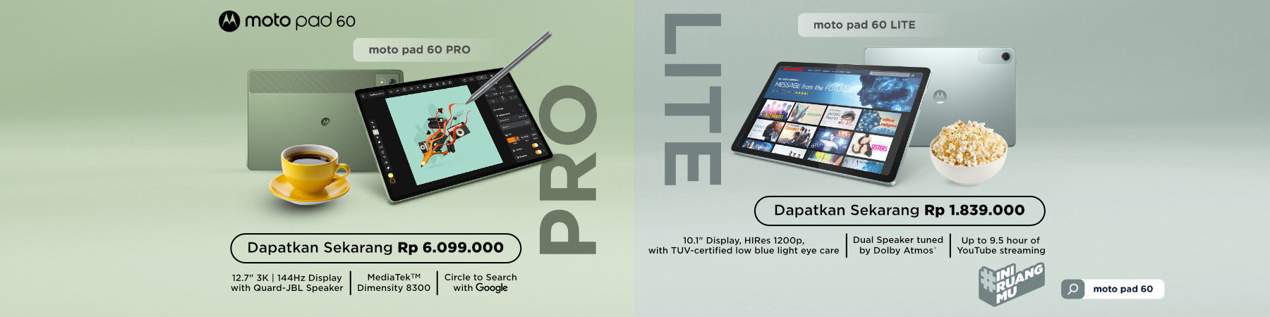 Moto Pad 60 Pro & Lite